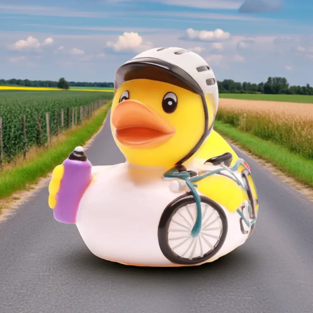 (image for) Cyclist Bicycle Rider Duck