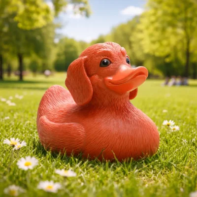 (image for) Dachshund Dog Duck