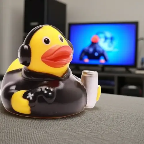 (image for) Gamer Duck Black