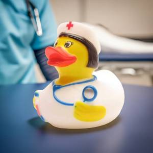 Female Medical Nurse w/ Stethoscope Duck (image for) Female Medical Nurse w/ Stethoscope Duck