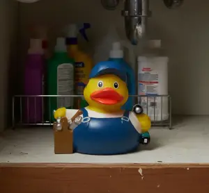 (image for) Handyman with Tools Duck