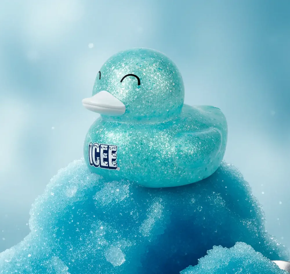 (image for) Blue Glitter Icee Duck