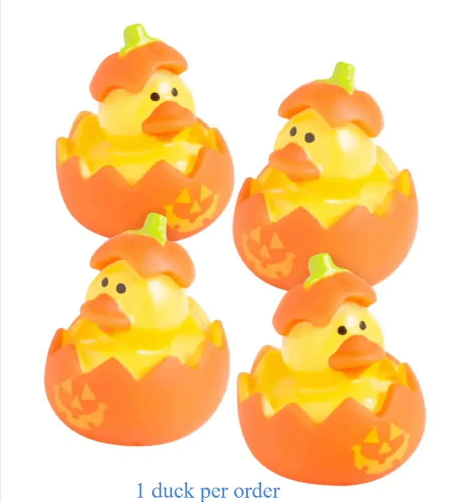 Modal Additional Images for Jack-O-Lantern Ducks