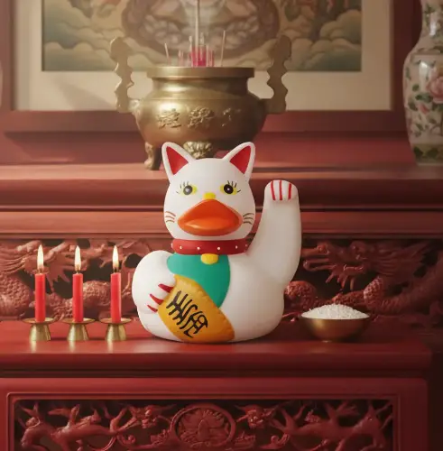 (image for) Lucky Cat Duck