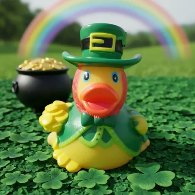 Lucky Irish Leprechaun Duck (image for) Lucky Irish Leprechaun Duck
