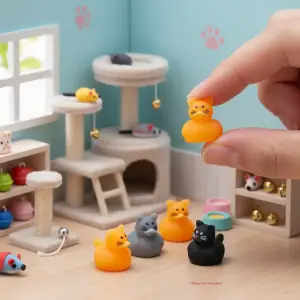 Cat Micro Duck 3pc (image for) Cat Micro Duck 3pc