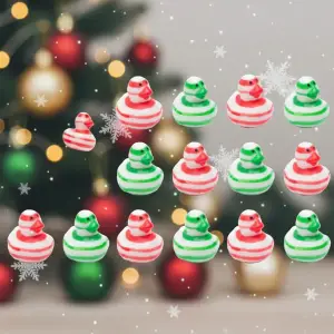 (image for) Candy Cane Striped Micro Duck 3pc