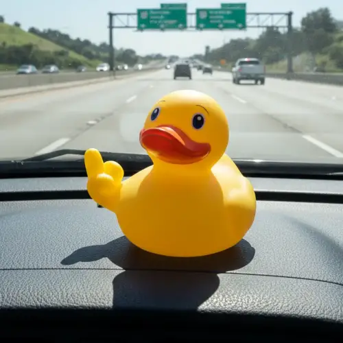 (image for) Middle Finger Duck