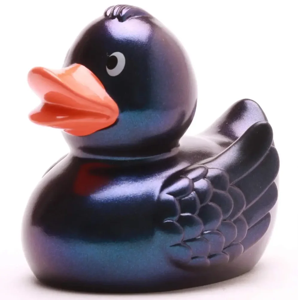 Modal Additional Images for Milena Metallic Blue Duck