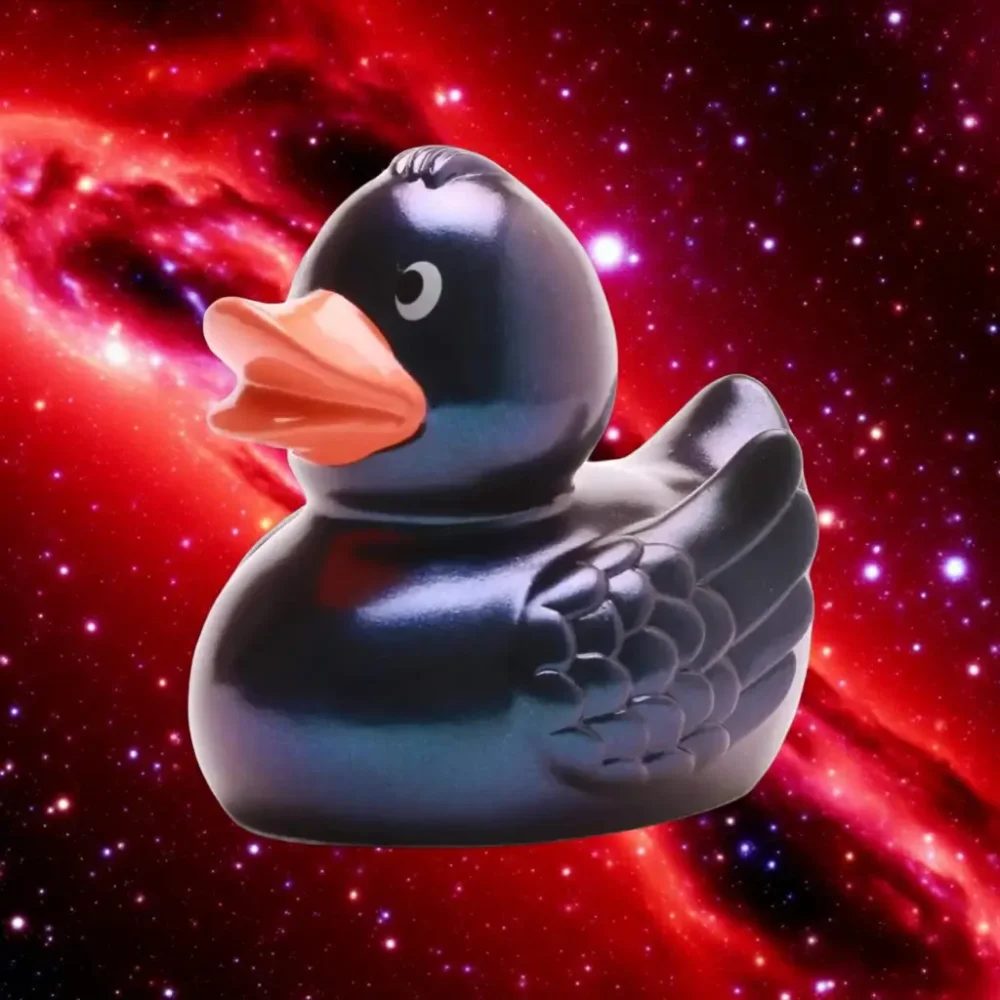 (image for) Milena Metallic Blue Duck