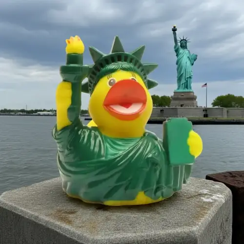 (image for) NYC Statue of Liberty Duck