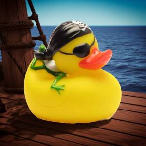 (image for) Pirate with Frog Duck