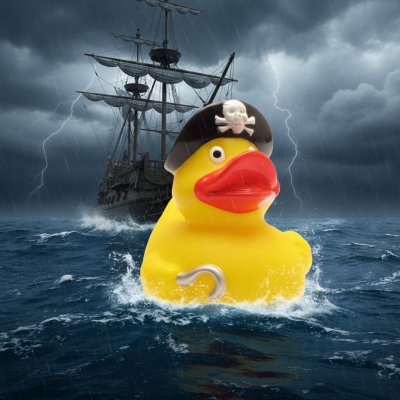 (image for) Pirate with Hook Duck