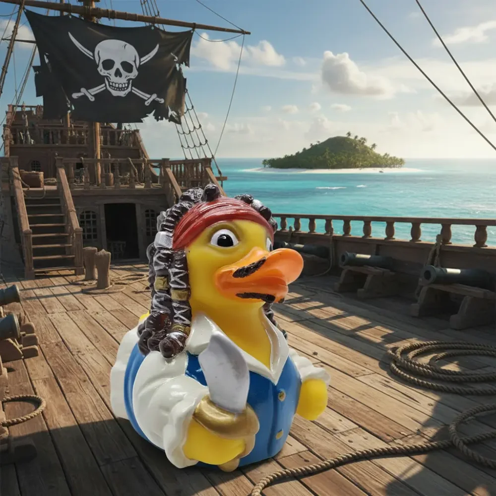 (image for) Captain Quack Mallard Pirate of the Quackibeean Duck