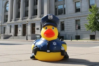 (image for) Policeman Cop Duck