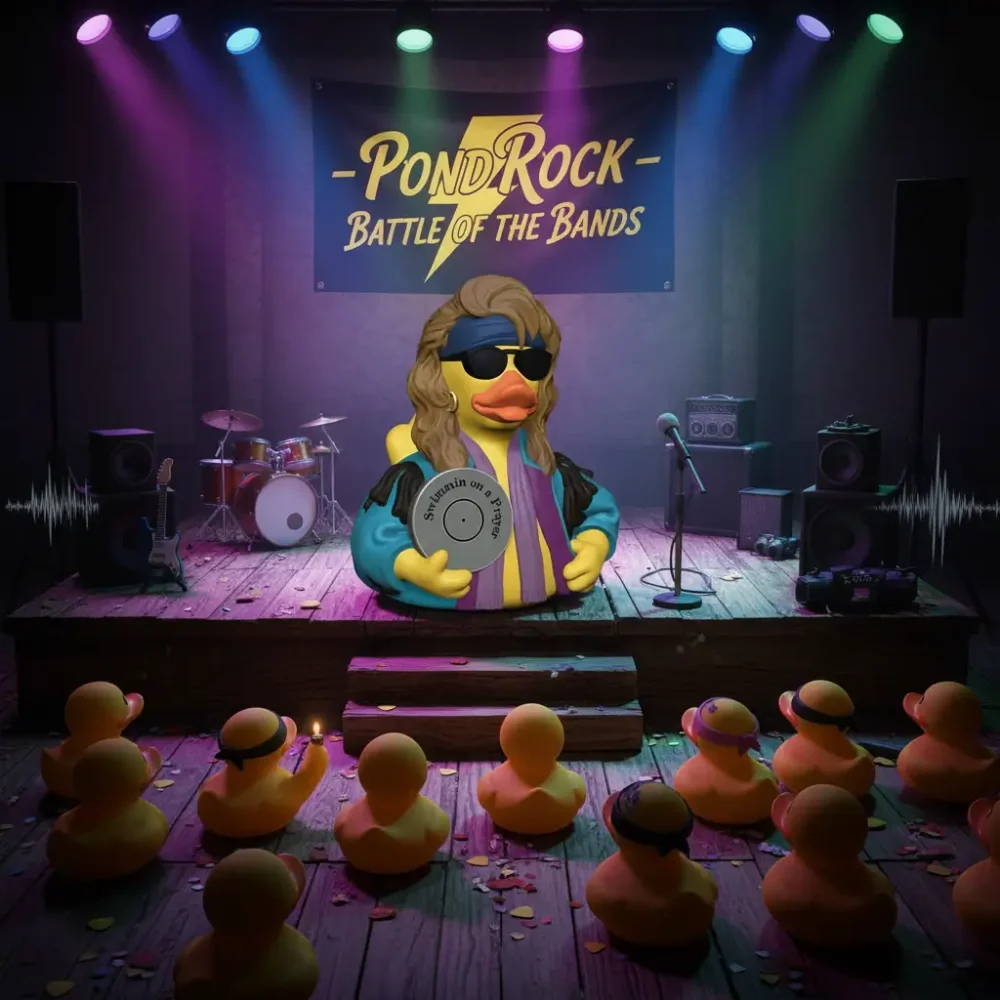 (image for) Pond Jovial - Swimmin On A Prayer Duck