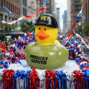 (image for) Proudly Served Vet Duck