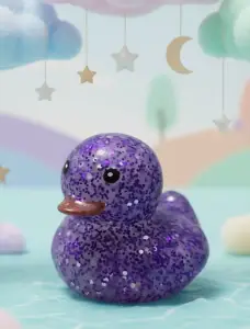 (image for) Purple Glitter Duck