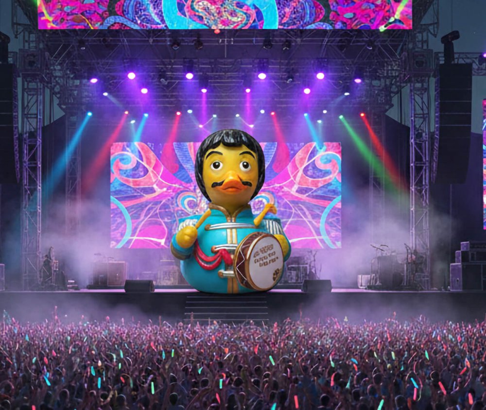 (image for) Sargent Peepers Lonely Hot Tub Band Duck