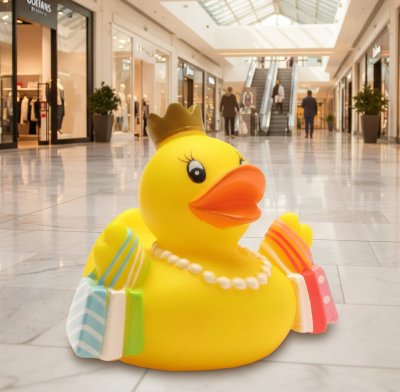 Shopping Queen Diva Duck (image for) Shopping Queen Diva Duck