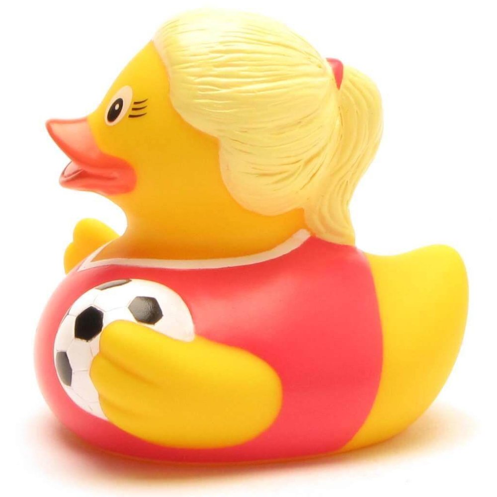 Girl Soccer Player Duck