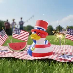 USA Stars & Stripes Duck (image for) USA Stars & Stripes Duck
