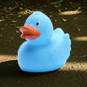 (image for) UV Color Changing Blue-Purple Duck