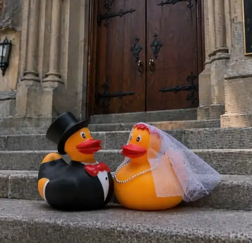 (image for) Bride & Groom Duck Set