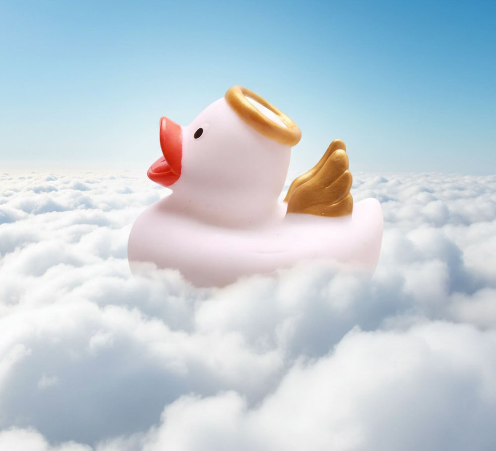 (image for) White Angel w/ Halo Duck