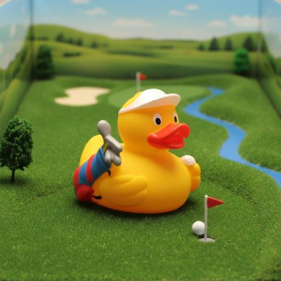 Golfing Golfer Duck (image for) Golfing Golfer Duck