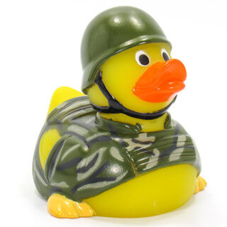 Soldier Camouflage Duck