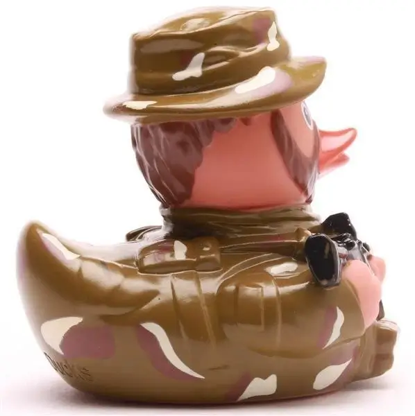 Bearded Soldier in Camo Duck