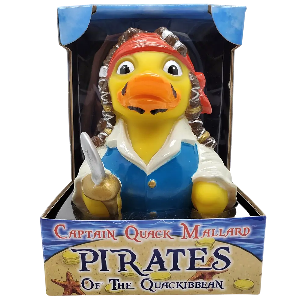 Captain Quack Mallard Pirate of the Quackibeean Duck