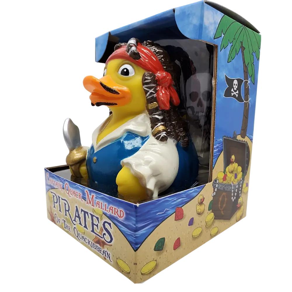 Captain Quack Mallard Pirate of the Quackibeean Duck