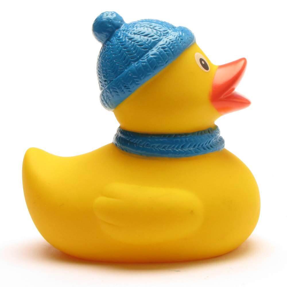 Blue Scarf Winter Duck