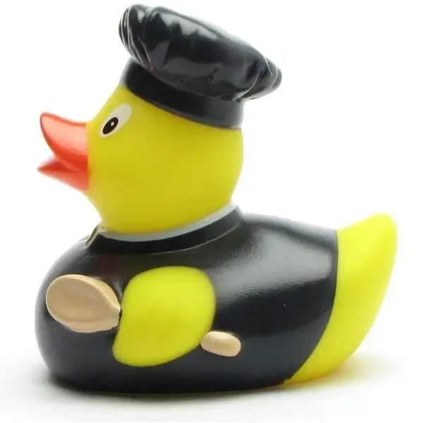Black Uniform Chef Duck