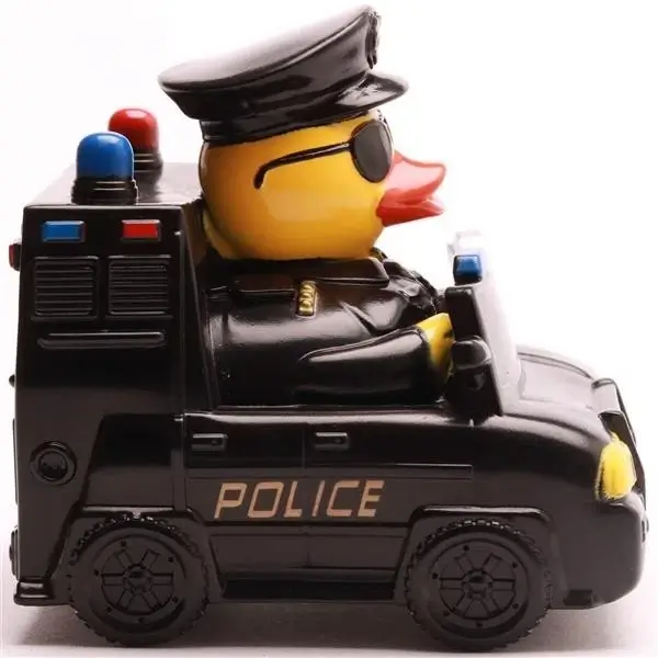 Police Car Ducky Rubber Duck