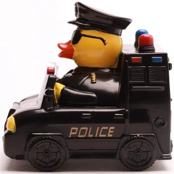 Police Car Ducky Rubber Duck