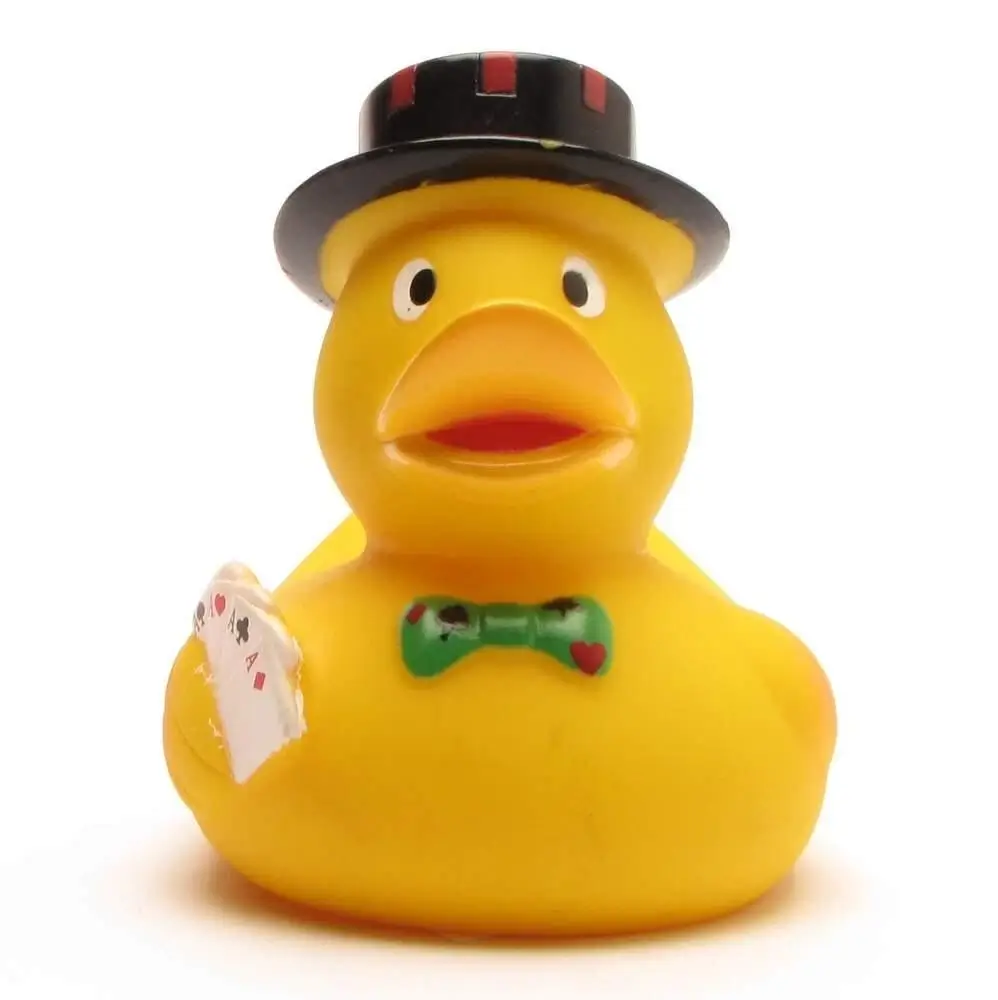 Casino Gambler Cards Duck