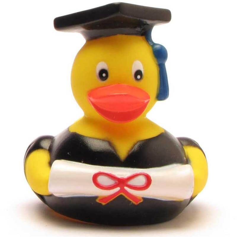 Cap and Gown Grad Graduate Duck