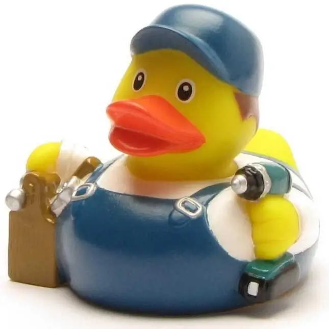 Handyman with Tools Duck