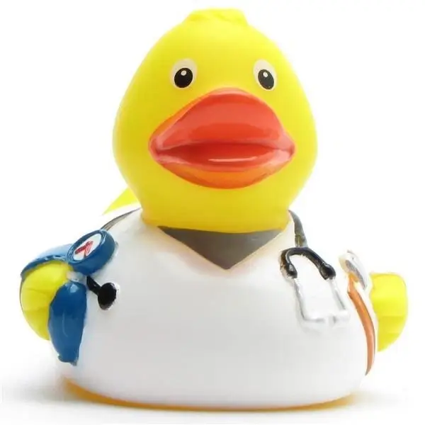 Medical Doctor Nurse with Stethoscope Duck