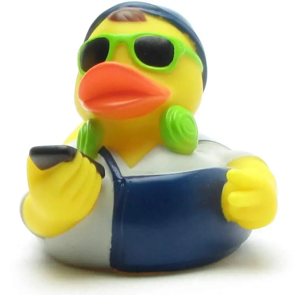 Hipster Cool Dude Duck