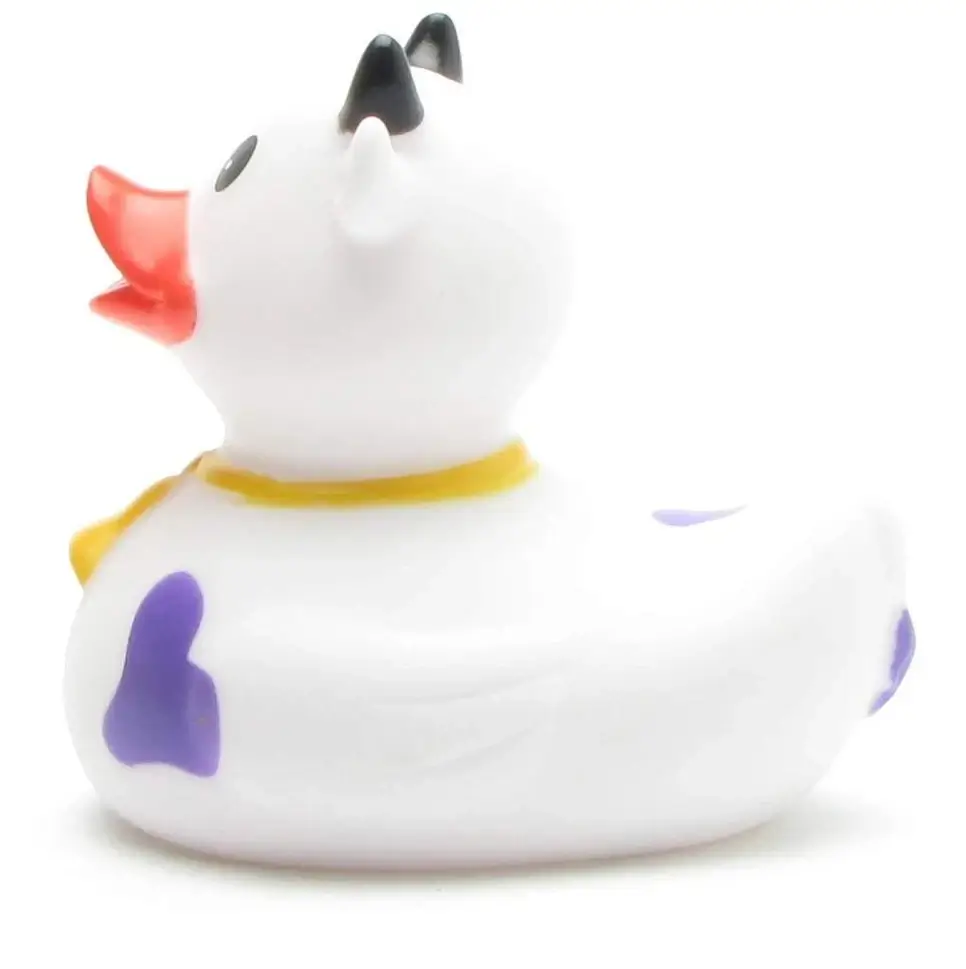 Purple & White Cow Duck