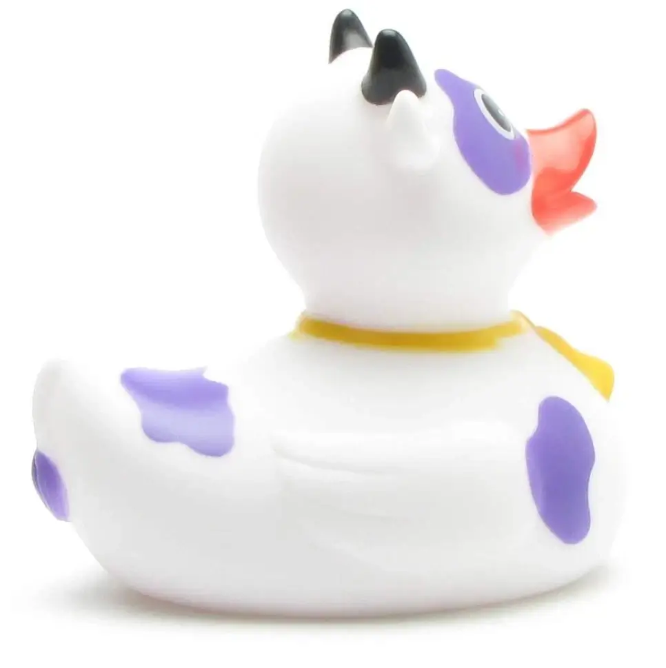 Purple & White Cow Duck