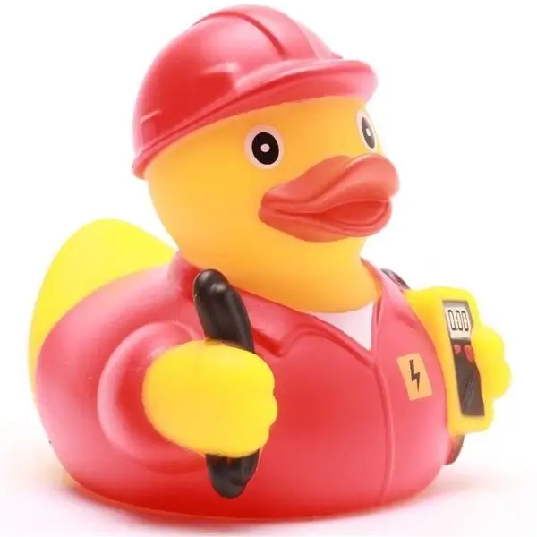 Electrician Red Duck