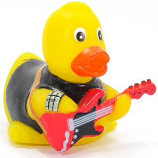 Rock Star Guitar Player Duck