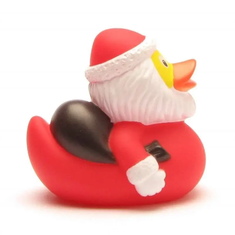 Santa Claus with Bag and Bell Duck