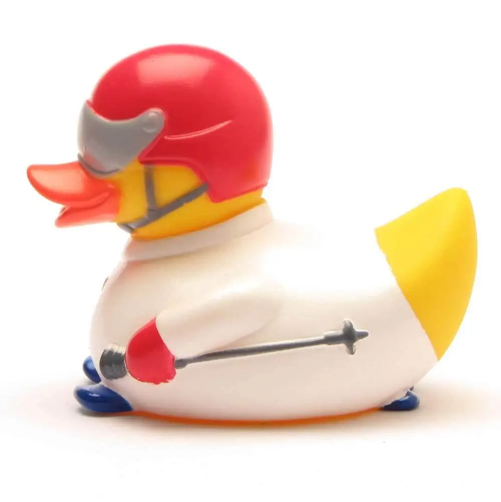 Winter Skier Skiing Ski Duck